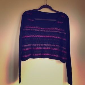Free People Lightweight Cropped Sweater